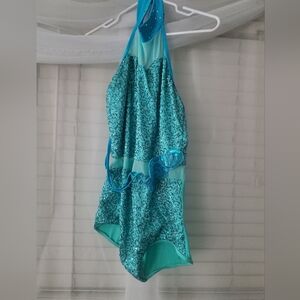 Sparkling Blue Sequin Dress